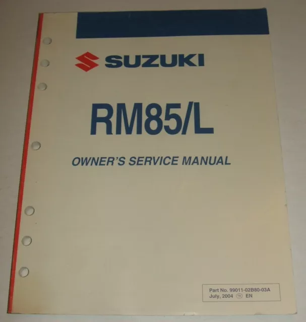 Suzuki 2005 Rm85 Rm85L Service Repair Shop Manual Rm 85 85L