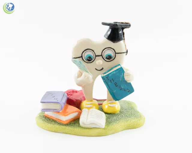 Dental Figurine Decoration Tooth Molar Graduate Hand-painted Resin Collection