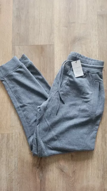 NWT Mens $125 PETER MILLAR SEASIDE  Tapered Joggers Lounge pants GALE GREY - S