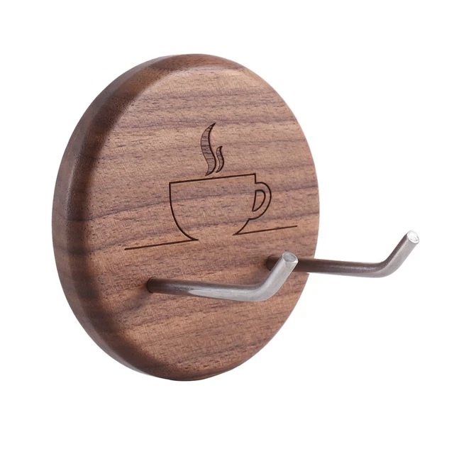 FLATE Barista Shelf for Portafilters, Tamper, and Barista Accessories in White (Wall Mount for Coffee Equipment