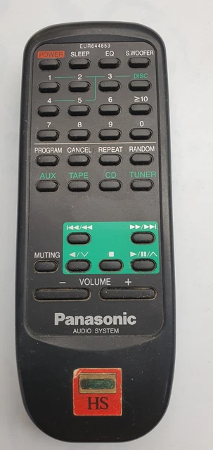 Télécommande Panasonic VEQ1263 D'origine - Occasion Fonctionnelle
