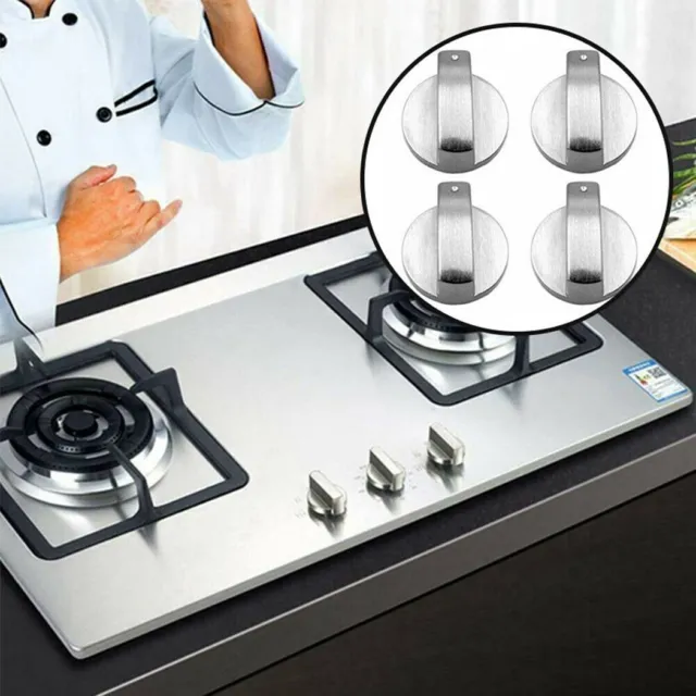 DXLing 6 Pièces Boutons de Commande Universels en Métal Bouton Cuisinière à  Gaz 6mm boutons de contrôle universels bouton de poêle pour cuisinière à  gaz cuisinière four plaque de cuisson : 