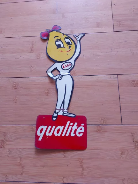 Goutte D'Huile Esso En Résine - 35 Cm - Figurine Publicitaire Neuve