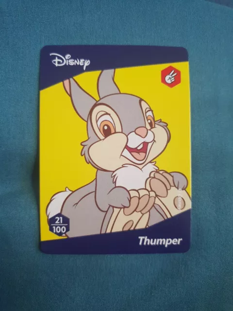Woolworths Disney 100 Wonders Collector Card #21 Thumper