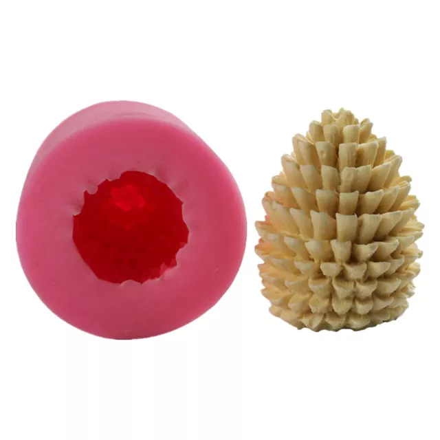 Pinecone Silicone Candle Mold Soap Cake Resin Moulds Candle Making Molds