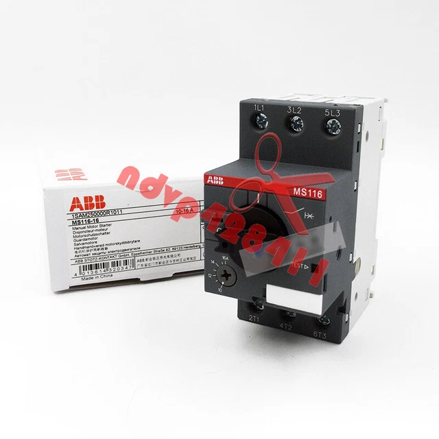 1 pz nuovo avviamento motore manuale ABB MS116-16 10-16A 1SAM250000R1011