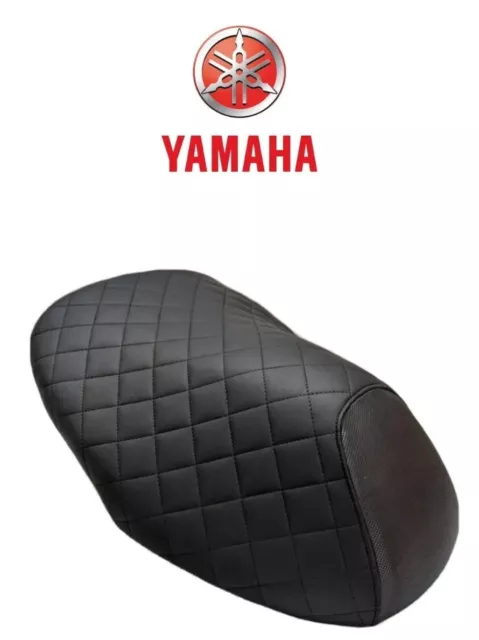 Sitzbezug für Yamaha Aerox Sitzbankbezug Bezug Sitzbank schwarz Rauten Muster