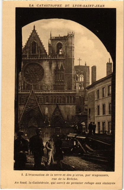 CPA 69 CATASTROPHE DE LYON SAINT JEAN LES IMMEUBLES ... - eBay