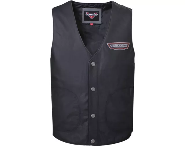 Victory Motorcycles Leather Borderland Waistcoat