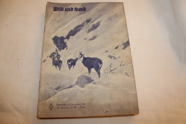WILD UND HUND 1949-HEFT Nr-17