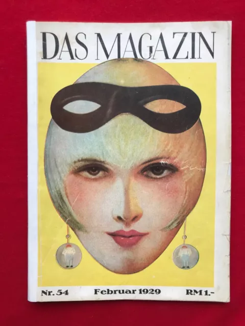 DAS MAGAZIN Nr. 54 von 1929: Louise Brooks im Karneval…! Roaring Twenties: RARE