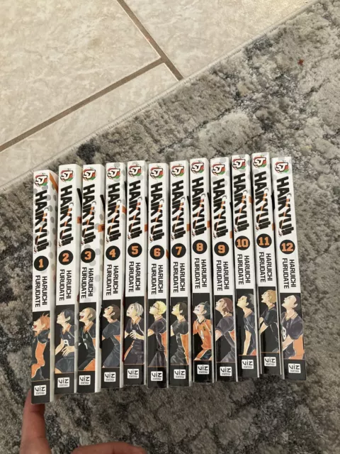 haikyuu manga lot 1-12