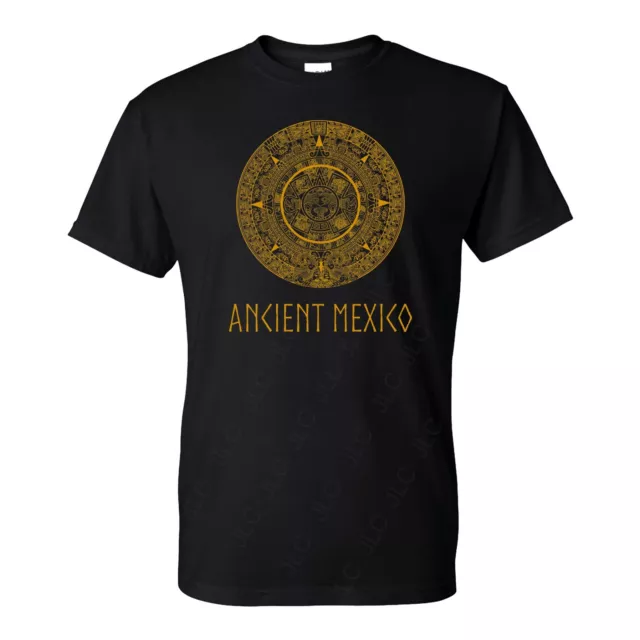 ANCIENT MEXICO / Aztec Calendar Men's TShirt Calendario Azteca