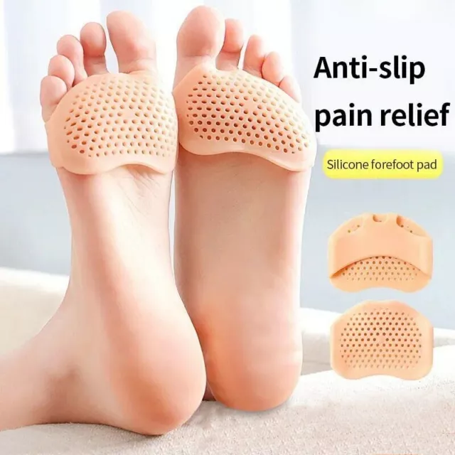 2 X Gel Metatarsal Sore Ball Of Foot Pain Cushions Pads Insoles Forefoot Support