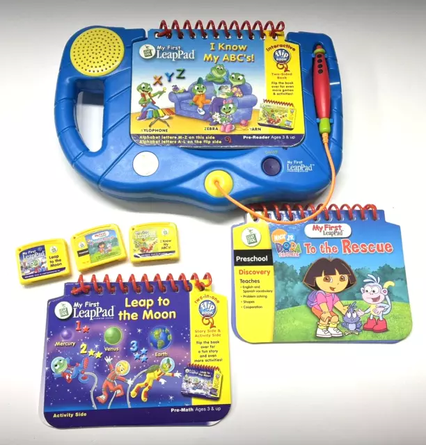 My First Leap Pad Leapfrog Learning System 3 Games and Books Dora the Explorer