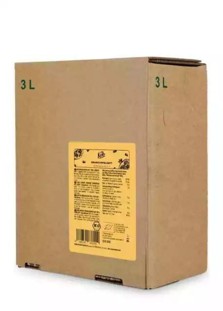 KoRo | Bio Granatapfel Saft Bag-in-Box 3 L