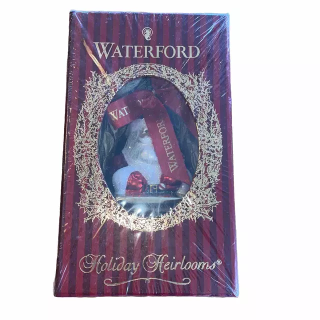 Waterford Holiday Heirlooms Autumn Santa Jack In The Box Christmas Ornament NIB