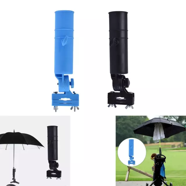 Porte-parapluie pour chariot de golf noir, facile à installer, support de