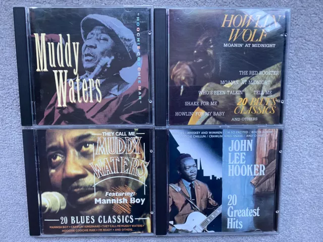 BLUES CLASSICS CD BUNDLE X4 Muddy Waters Howlin Wolf John Lee Hooker