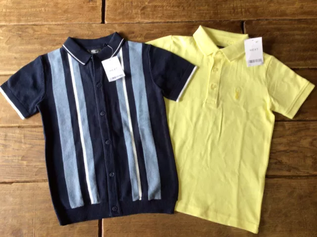 NEXT  2 boys Tops, Age 5 Years, New with tags, RRP £23