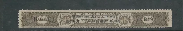 Panama 1915 Umsatz, Impuesto De Consumo mit Zudruck Ovpted Para Cigarro Etc VF