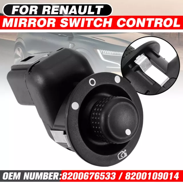 1x Bouton interrupteur de reglage retroviseur Pour Renault Megane 2 8200676533