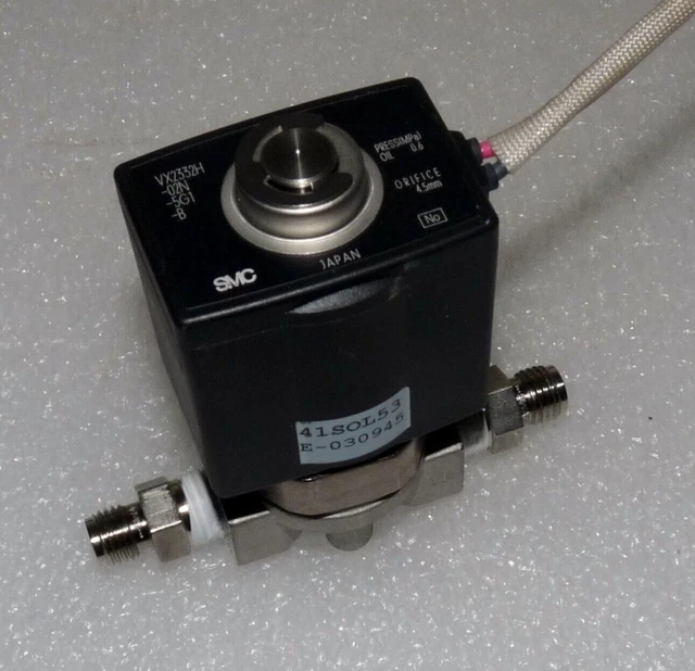 SMC VX2332H VX2332H-02N-5G1-B Elettrovalvola a 2 vie a funzionamento diretto normalmente aperta