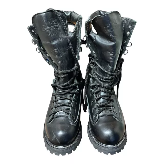 MATTERHORN BOOTS WOMEN'S Size 7.5 Combat Leather Black $87.50 - PicClick
