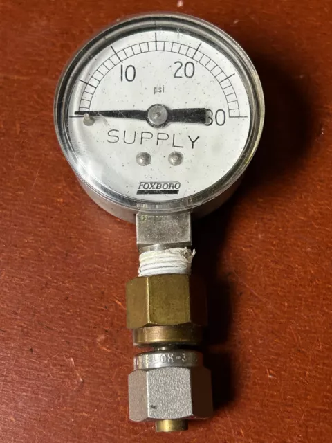 FOXBORO GAUGE 0-30 PSI Supply