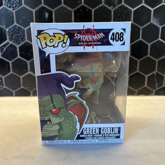 FUNKO POP GREEN Goblin Spider-Man Into The Spider-Verse Vinyl Figure ...