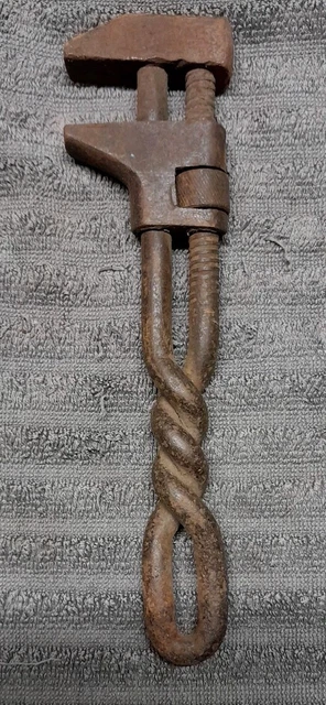 Clé à Molette Ancienne Facom – Manche Torsadé, Vintage Et Solide, D'occasion
