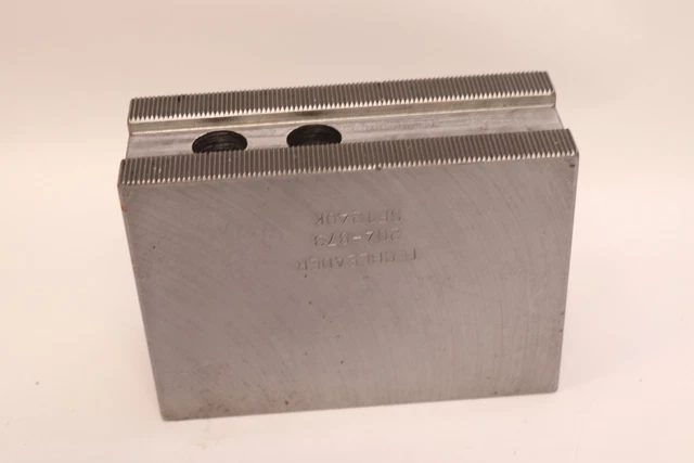Techleader Steel Serrated Soft Top Chuck Jaws 1.5mm x 60Â° x 12" 204-873