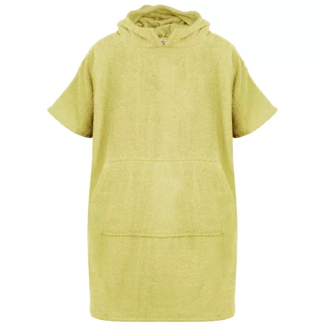 A2Z 4 Kids Peignoir 100% Coton Citron Capuche Baignade Pansement Robe 2-13 Ans