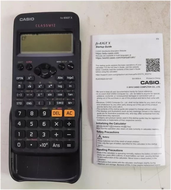 Casio FX-83GT X Scientific Calculator - Black