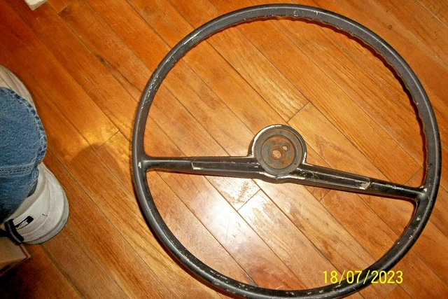 Chevrolet 1955-56  Steering Wheel Belair 210 150=2 Spoke 18" Original For Core