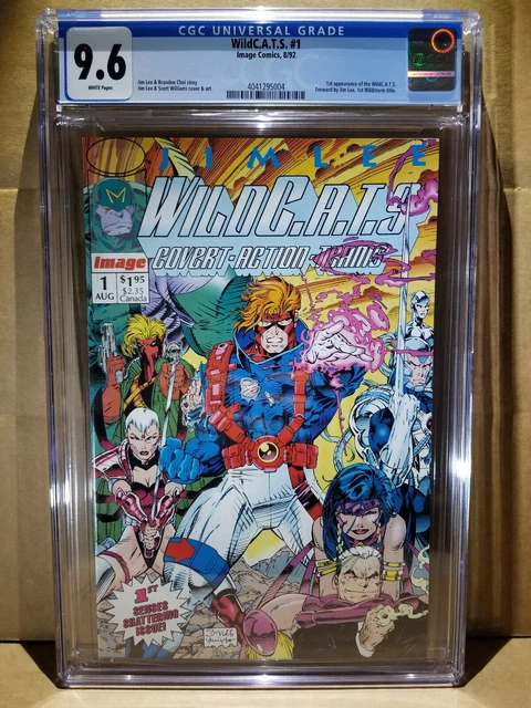 WildC.A.T.S. #1 - CGC Graded 9.6 - WHITE Pages - KEY ISSUE!!