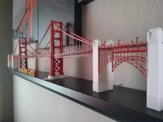 golden gate bridge-3d printed