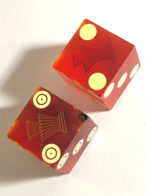 Old Tropicana Hotel & Casino dice 2 variants 101422aB