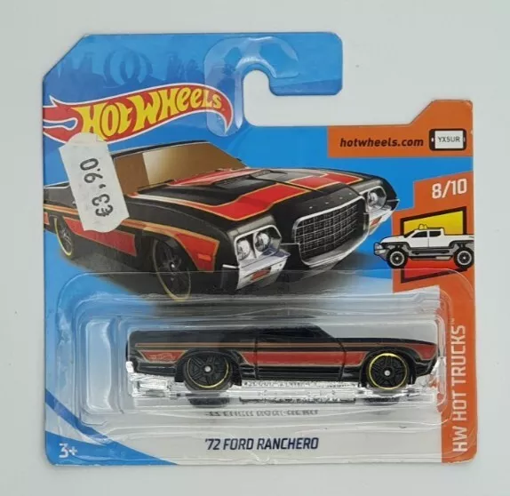 hot wheels 1/64 72 ford ranchero 8/10 hw hot trucks 2019 29/250