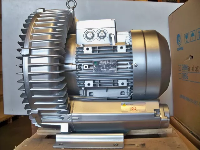 REGENERATIVE BLOWER 4.6HP, 221CFM, 220V/480V/3Ph. Goorui-USA GHBH 004-34-1R7