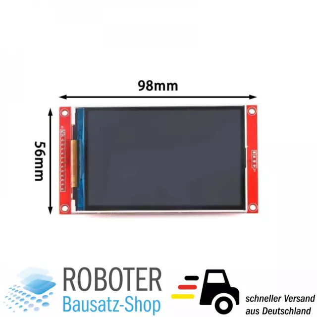 4" TFT Touchscreen Display Modul ST7796 480x320 Arduino Raspberry Pi 3