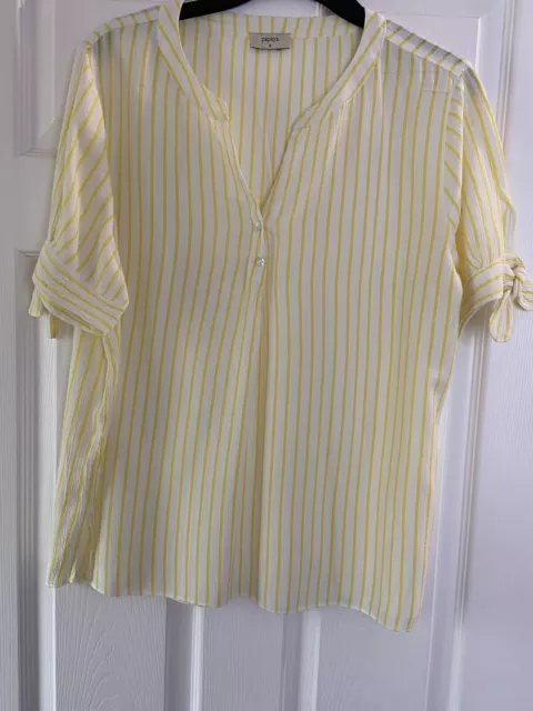 Papaya Lemon Blouse Top Size 14