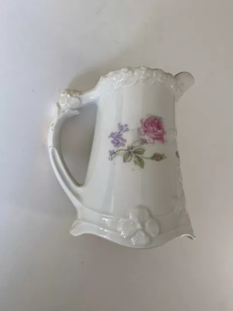 Petit pot à crème ou lait décoré porcelaine de Limoges