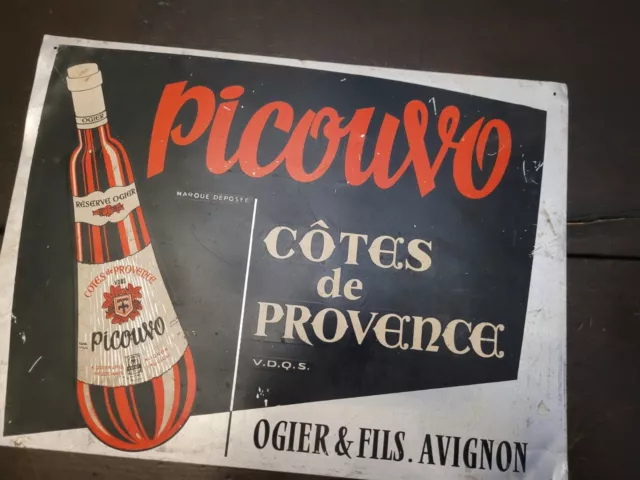 Ancienne Plaque Publicitaire Pivouvo