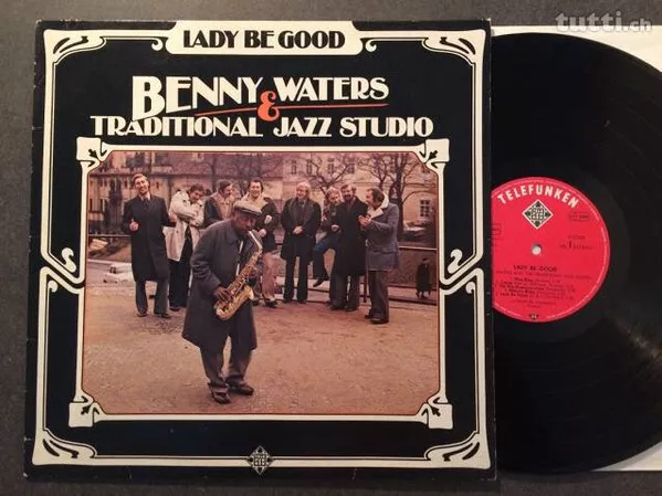 Benny Waters & Traditional Jazz Studio LP Album RE Vinyl Schallpl