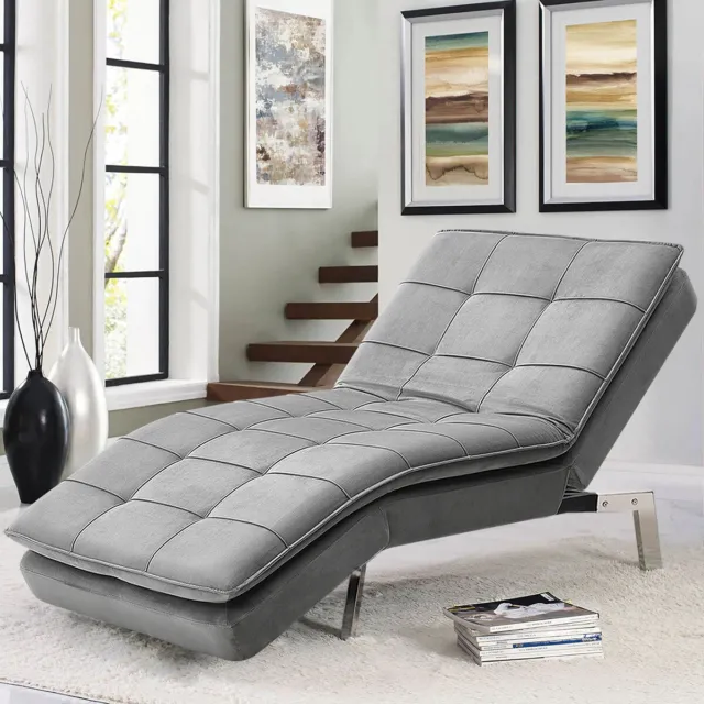 Chaise Longue Relaxing Lounger Recliner Single Sofa Chair Bed Reclining Armchair