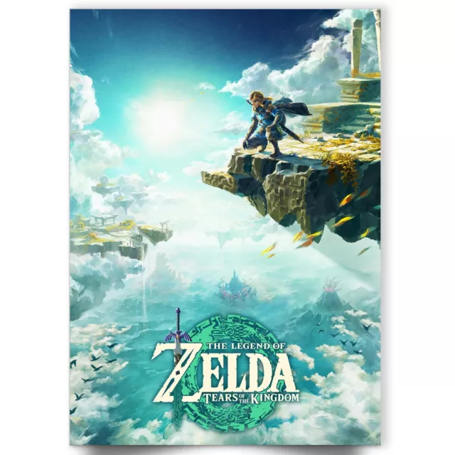 Legend Of Zelda Tears Of The Kingdom Video Game POSTER PRINT - A5 A4 A3 A2 A1