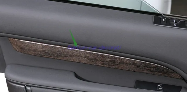 Oak wood grain Inner Door Panel Decor Cover For Land Rover Discovery 5 2017-2022