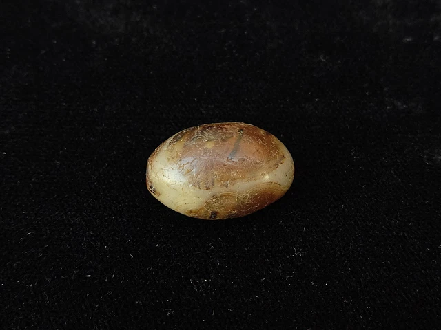 3000+ Years Old Authentic Ancient Rare Antique Tibetan Himalayan Pyu Agate Bead
