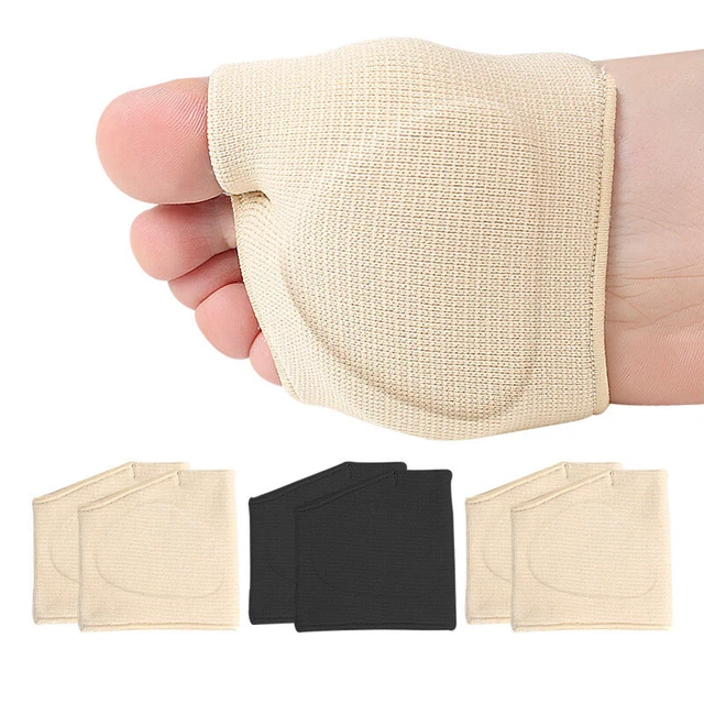 1Pair Metatarsal Sleeve Pads Half Toe Bunion Sole Forefoot Gel Pads Cushion .Q1